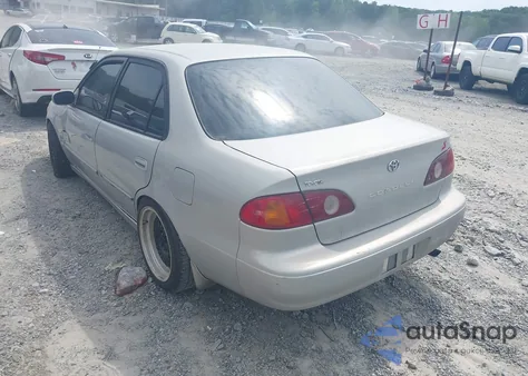 2002 Toyota Corolla S from USA, damaged, VIN 1NXBR12E52Z654660